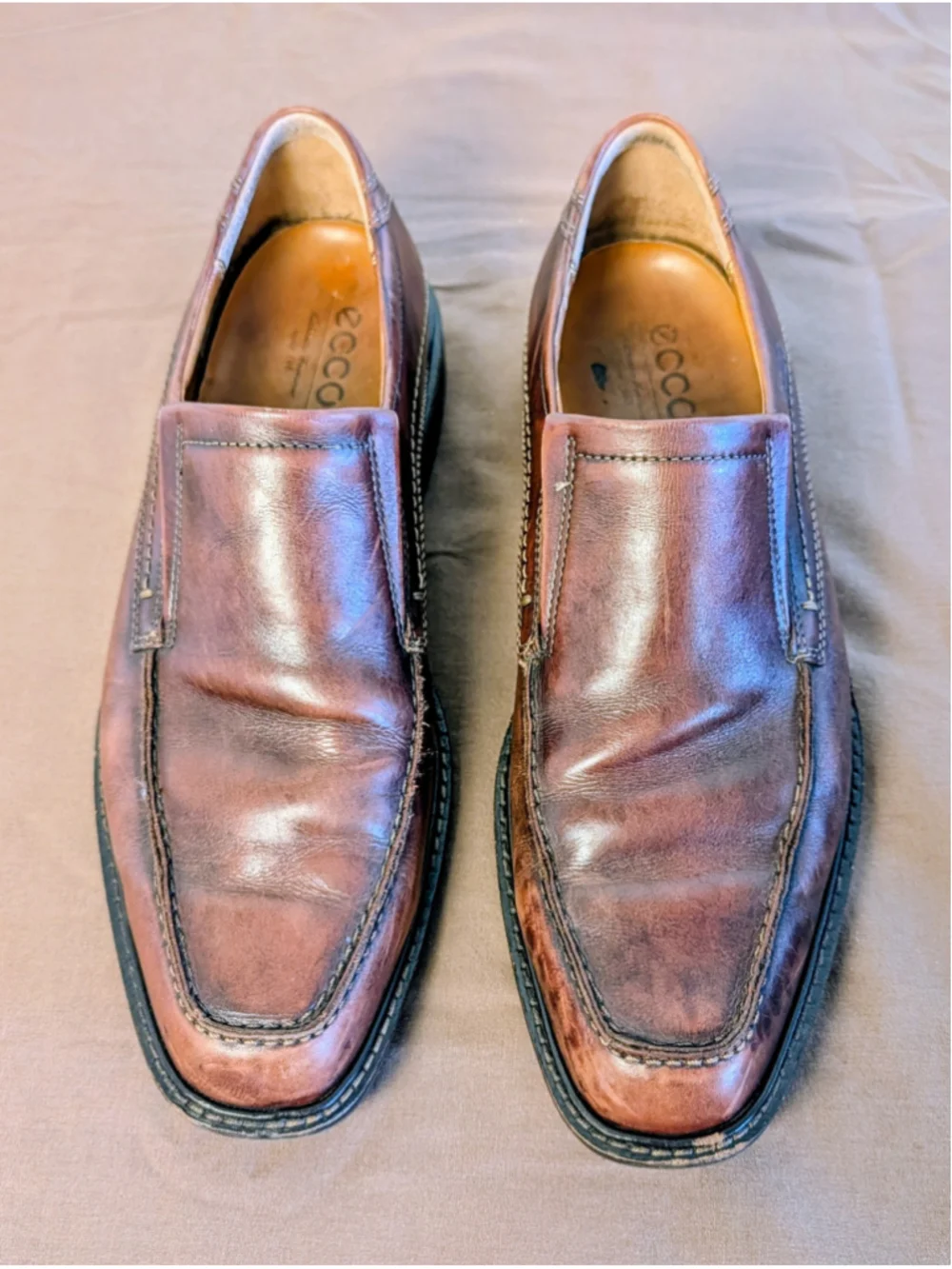 Ecco genuine leather